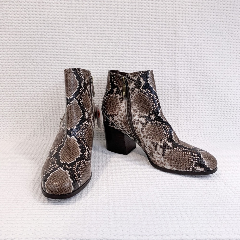 Blondo Snakeskin Ankle Boots